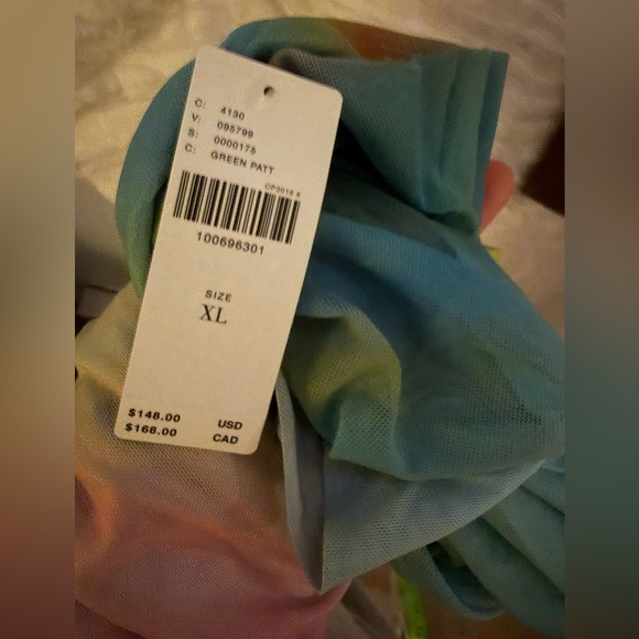 Nwt the maya ruched cowl neck mesh dress - Picture 9 of 10